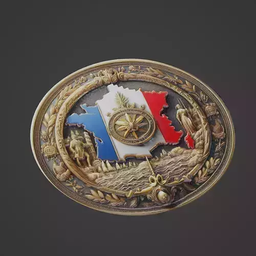 France Country Medallion