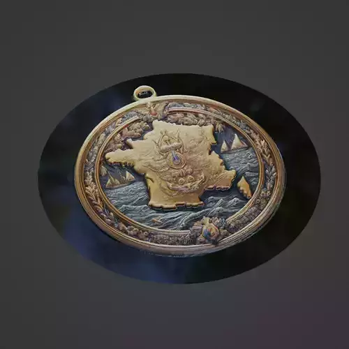 France Country Medallion