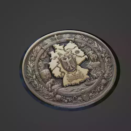 Germany Country Medallion