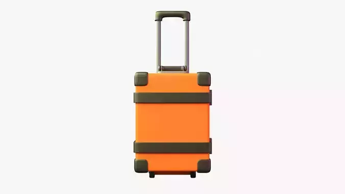 Trolley Bag 3D Illustration