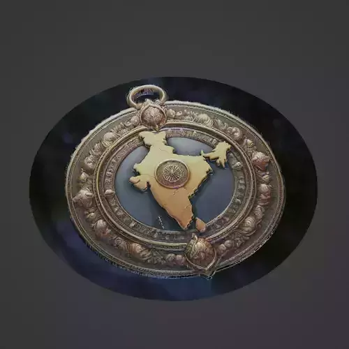 India Country Medallion