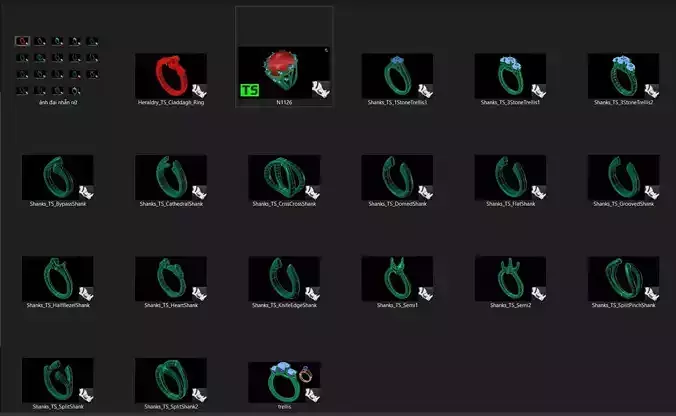 Customizable ring  using Tslpines and SubD in Rhino