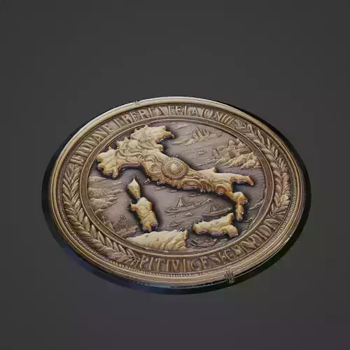 Italy Country Medallion