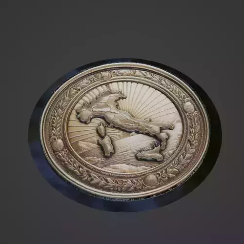 Italy Country Medallion