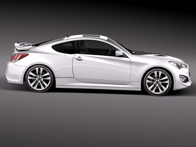 Hyundai Genesis Coupe 2013 3d Model 3d Model Max Obj 3ds