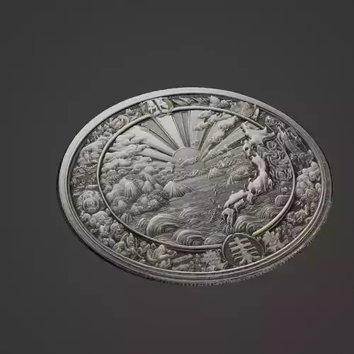 Japan  Country Medallion