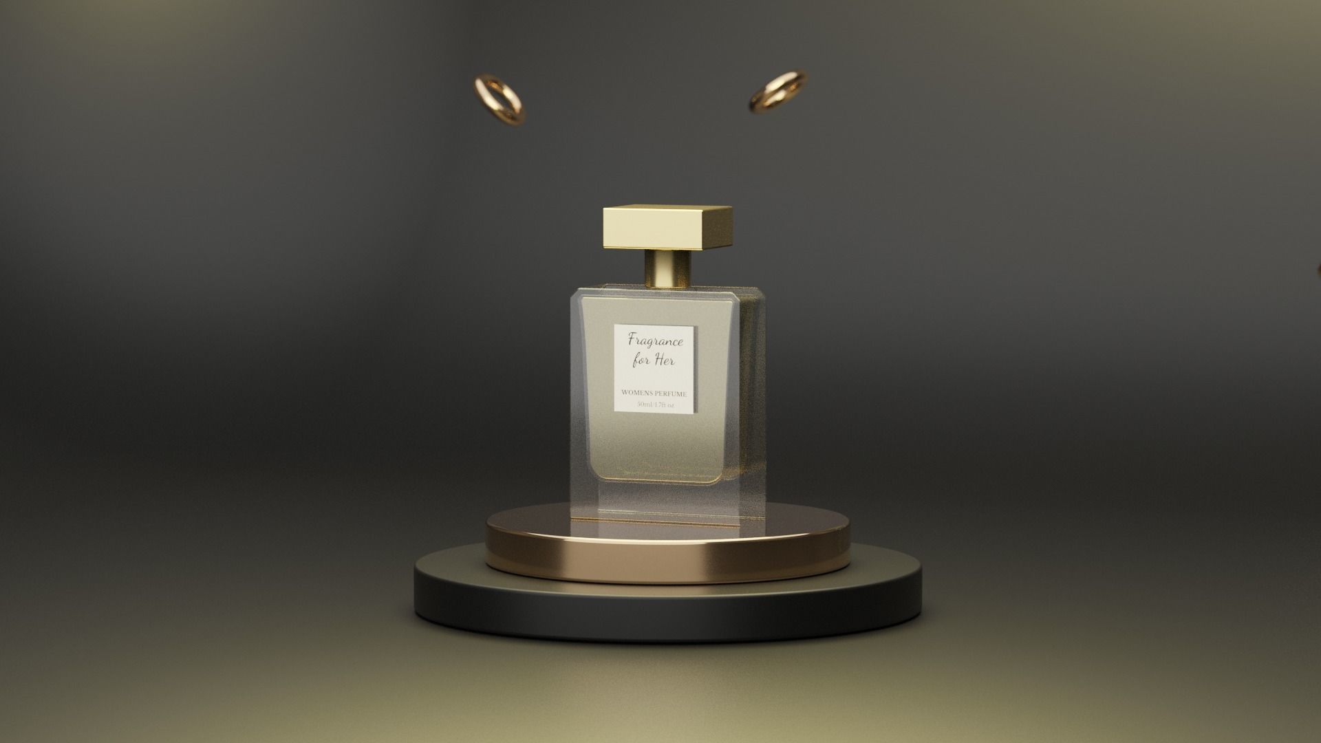 Perfume Low-poly 3D model_2