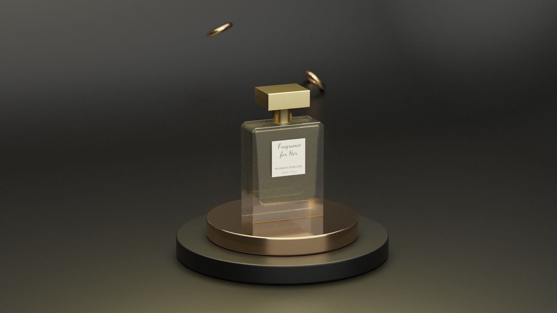 Perfume Low-poly 3D model_3