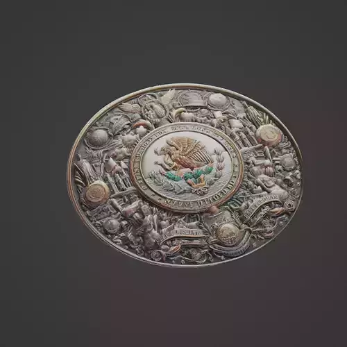 Mexico Country Medallion