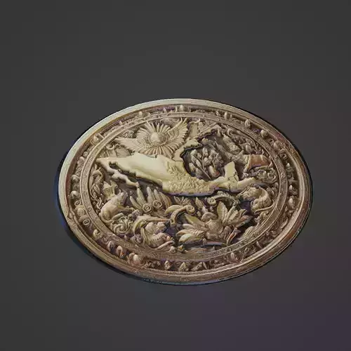 Mexico Country Medallion