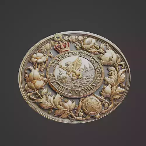 Netherlands Country Medallion
