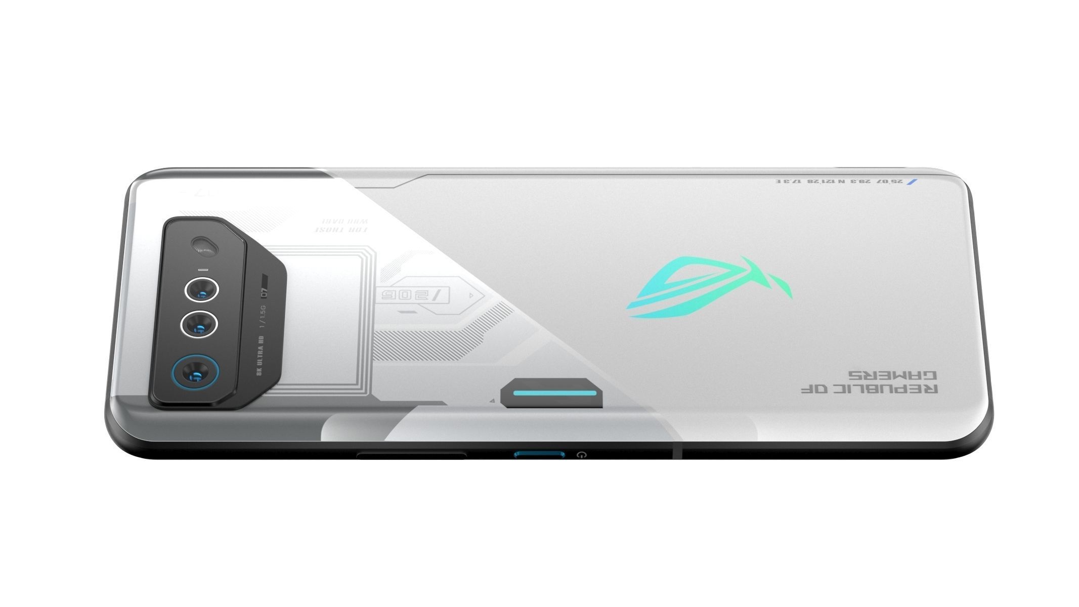 Asus ROG Phone 7 White 3D model_2