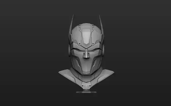 Batman Helmet statue