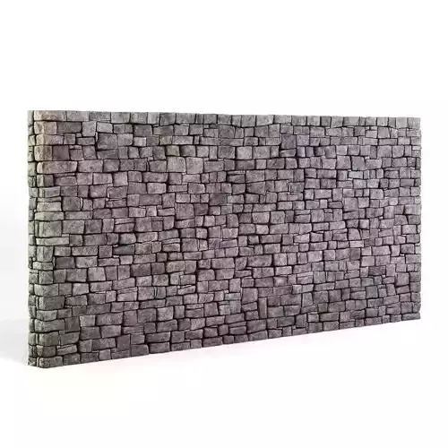 Forge Stone Wall 3D model