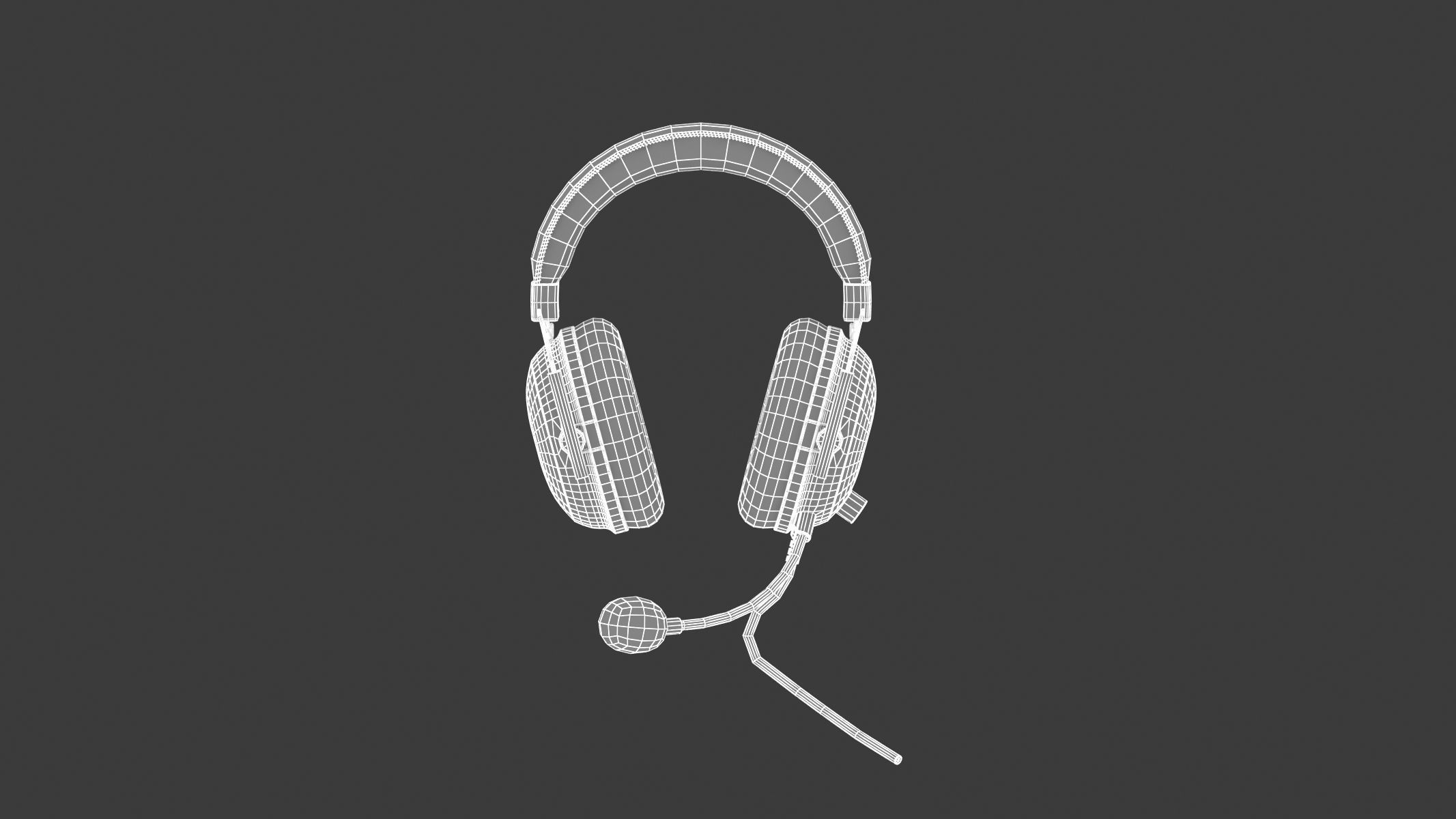 Blackshark V2 Headphone 3D model_20