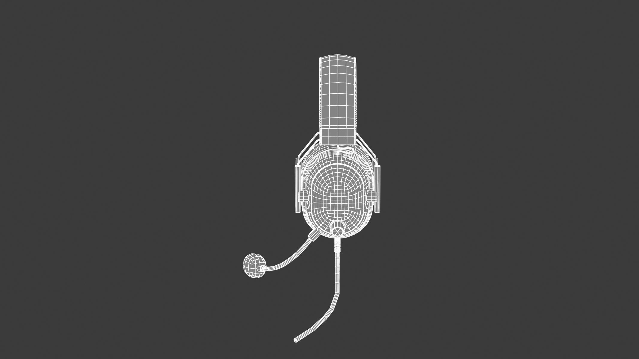 Blackshark V2 Headphone 3D model_26