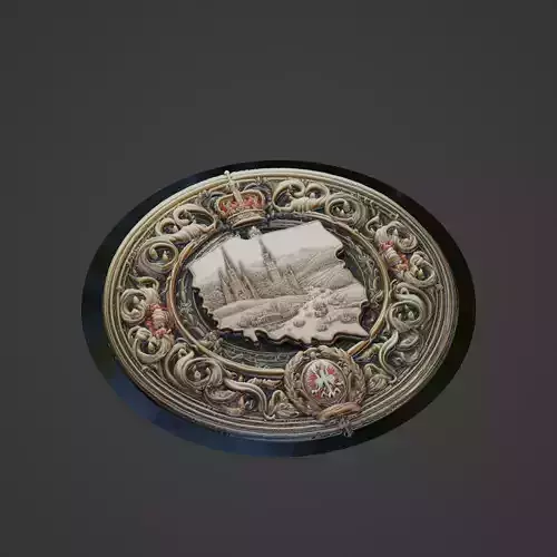 Poland Country Medallion