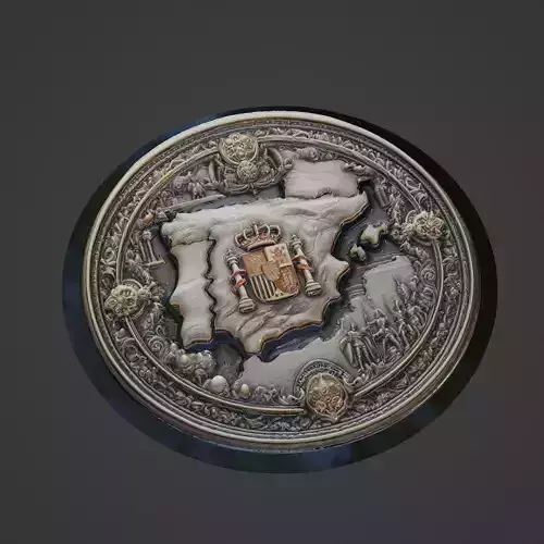 Spain Country Medallion