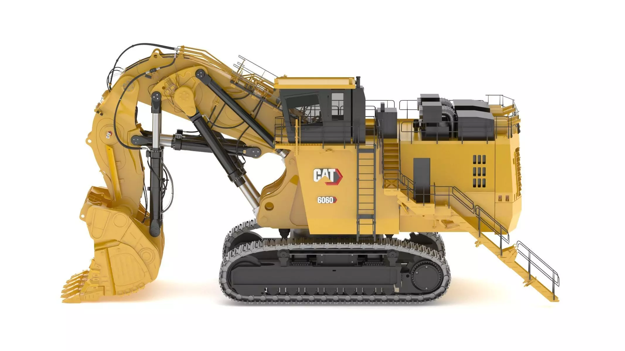 模型製作用品 CAT 6060 Hydraulic Mining Shovel 1/87 CAT 6060 Hydraulic Mining Shovels 3D model | CGTrader