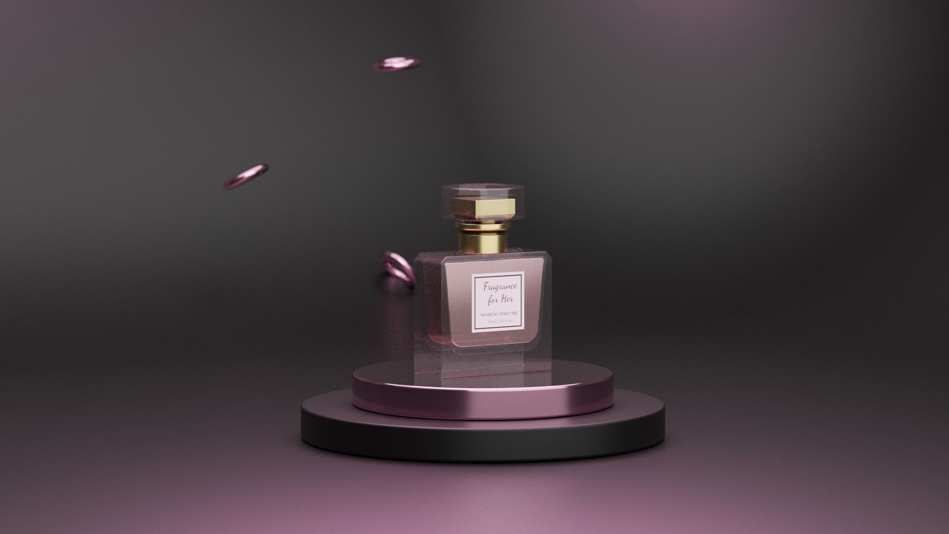 Perfume Low-poly 3D model_3