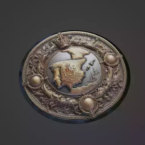 Spain Country Medallion