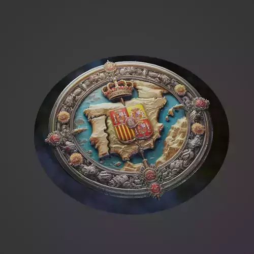 Spain Country Medallion