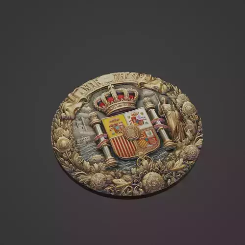 Spain Country Medallion