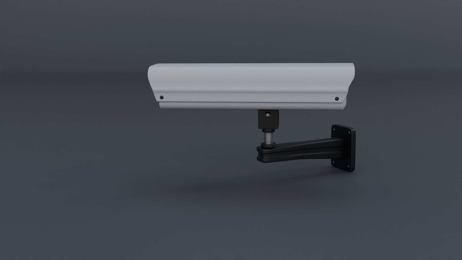 Surveillance Camera Low-poly 3D model_4