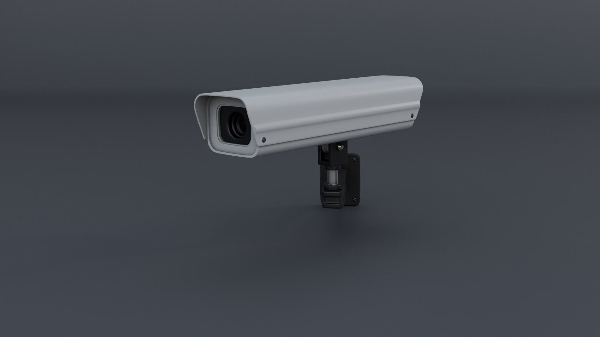 Surveillance Camera Low-poly 3D model_3