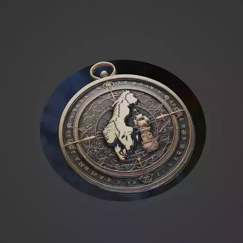 Sweden Country Medallion