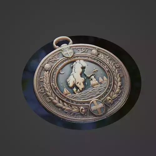 Sweden Country Medallion