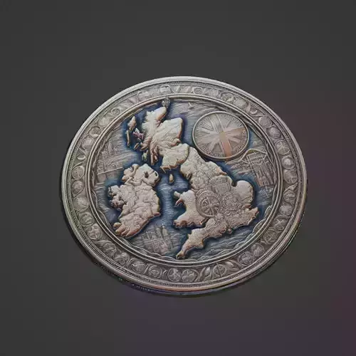 United Kingdom Country Medallion