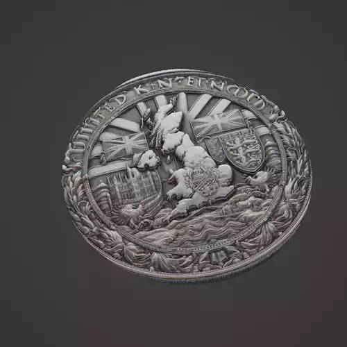 United Kingdom Country Medallion
