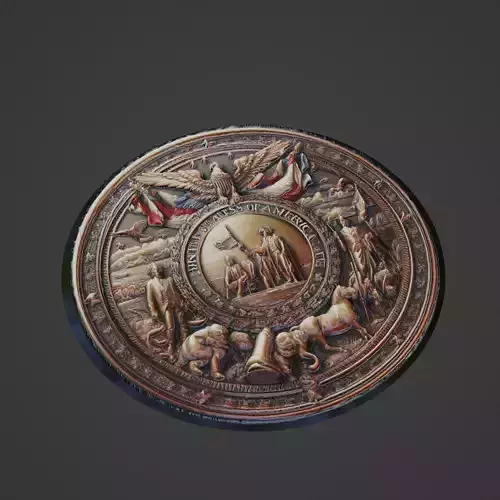 United States of America Country Medallion