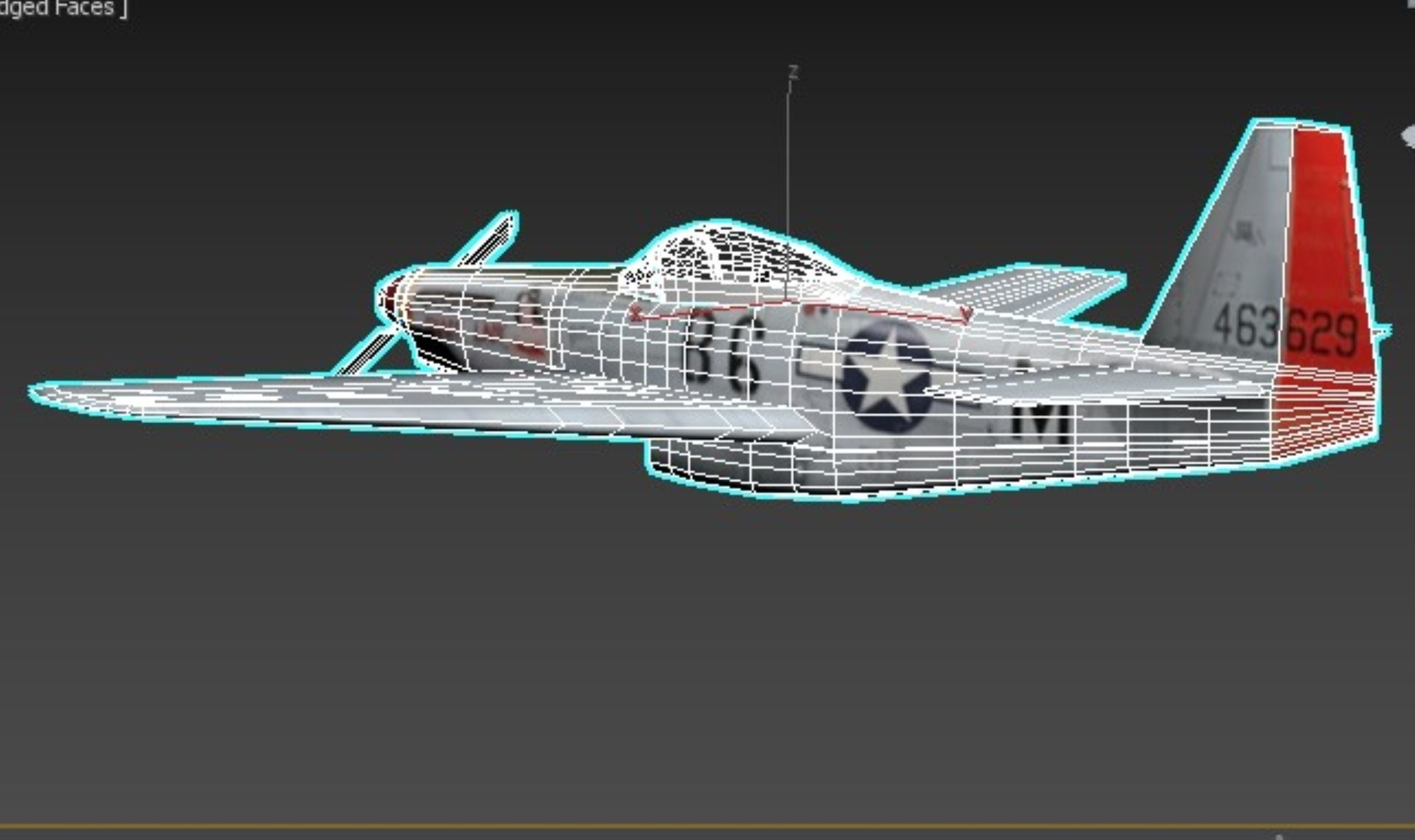 North American P-51 Mustang 3D model_13