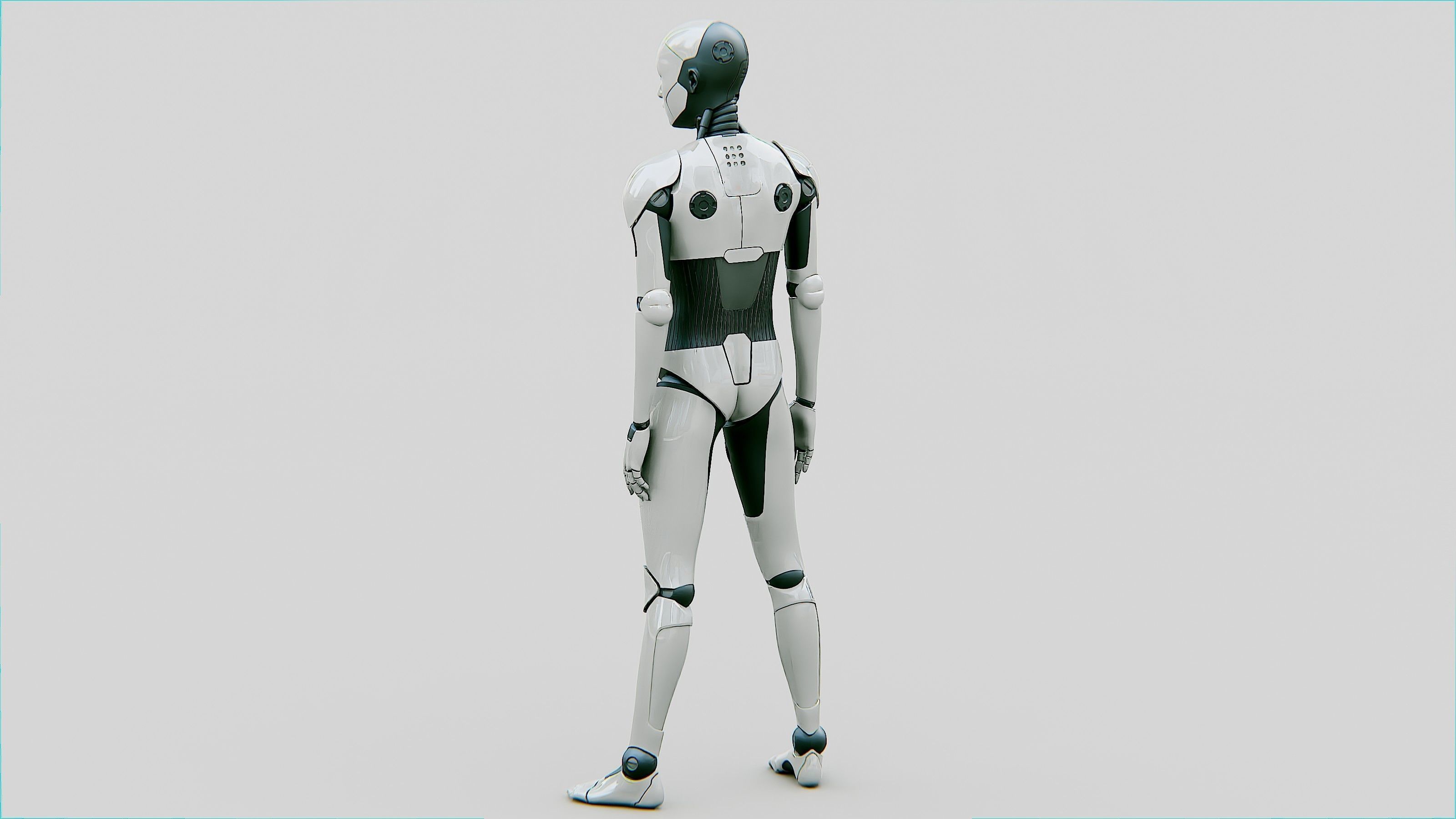 ANDROID MORPHEOUS Rigged for Unreal Engine - Unity - MIXAMO 3D model_10