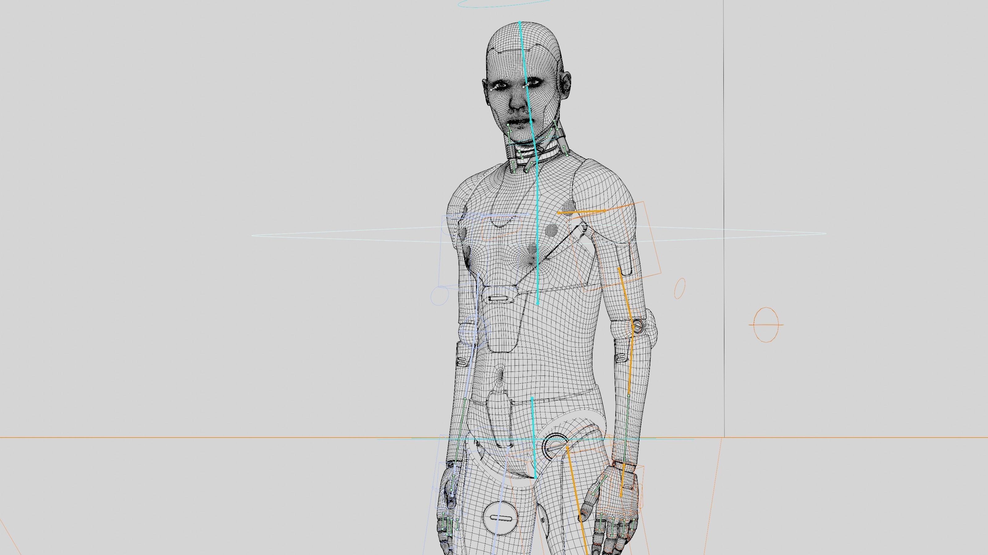 ANDROID MORPHEOUS Rigged for Unreal Engine - Unity - MIXAMO 3D model_40