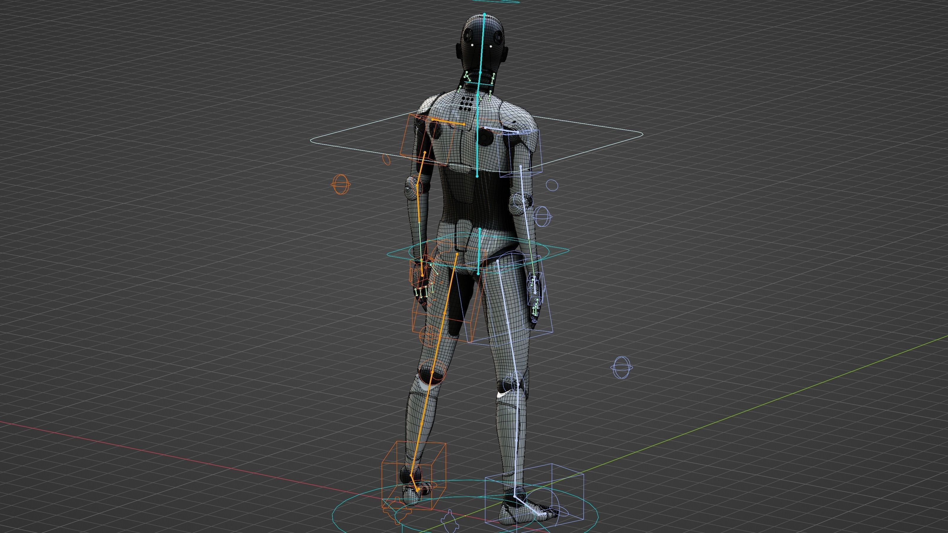 ANDROID MORPHEOUS Rigged for Unreal Engine - Unity - MIXAMO 3D model_38