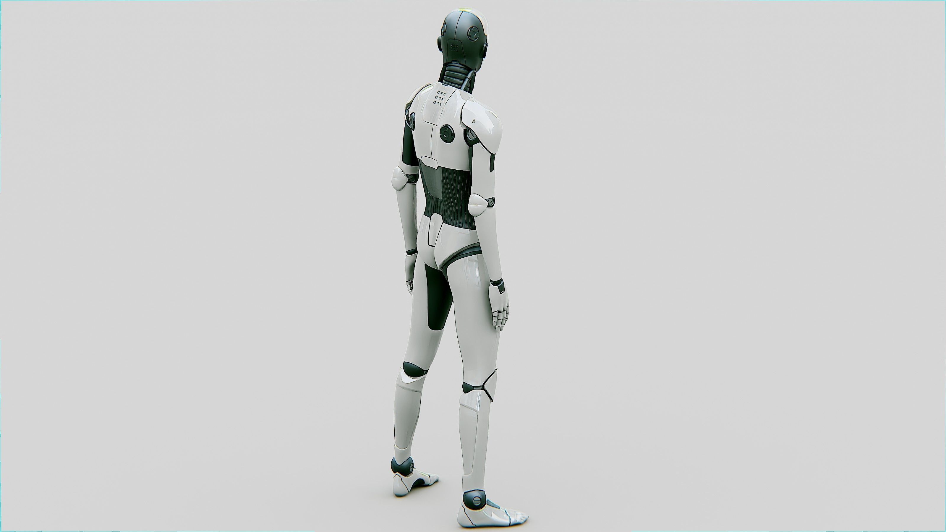 ANDROID MORPHEOUS Rigged for Unreal Engine - Unity - MIXAMO 3D model_14