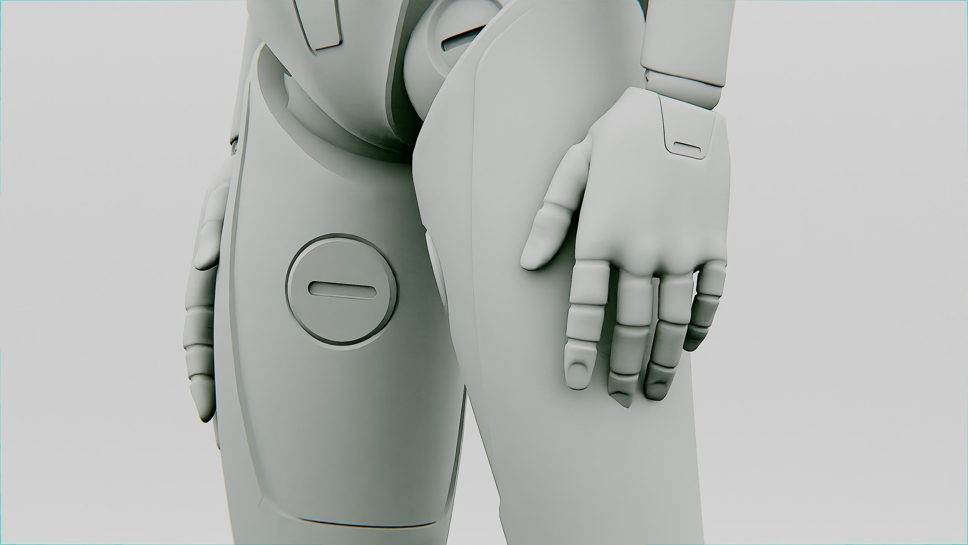 ANDROID MORPHEOUS Rigged for Unreal Engine - Unity - MIXAMO 3D model_36