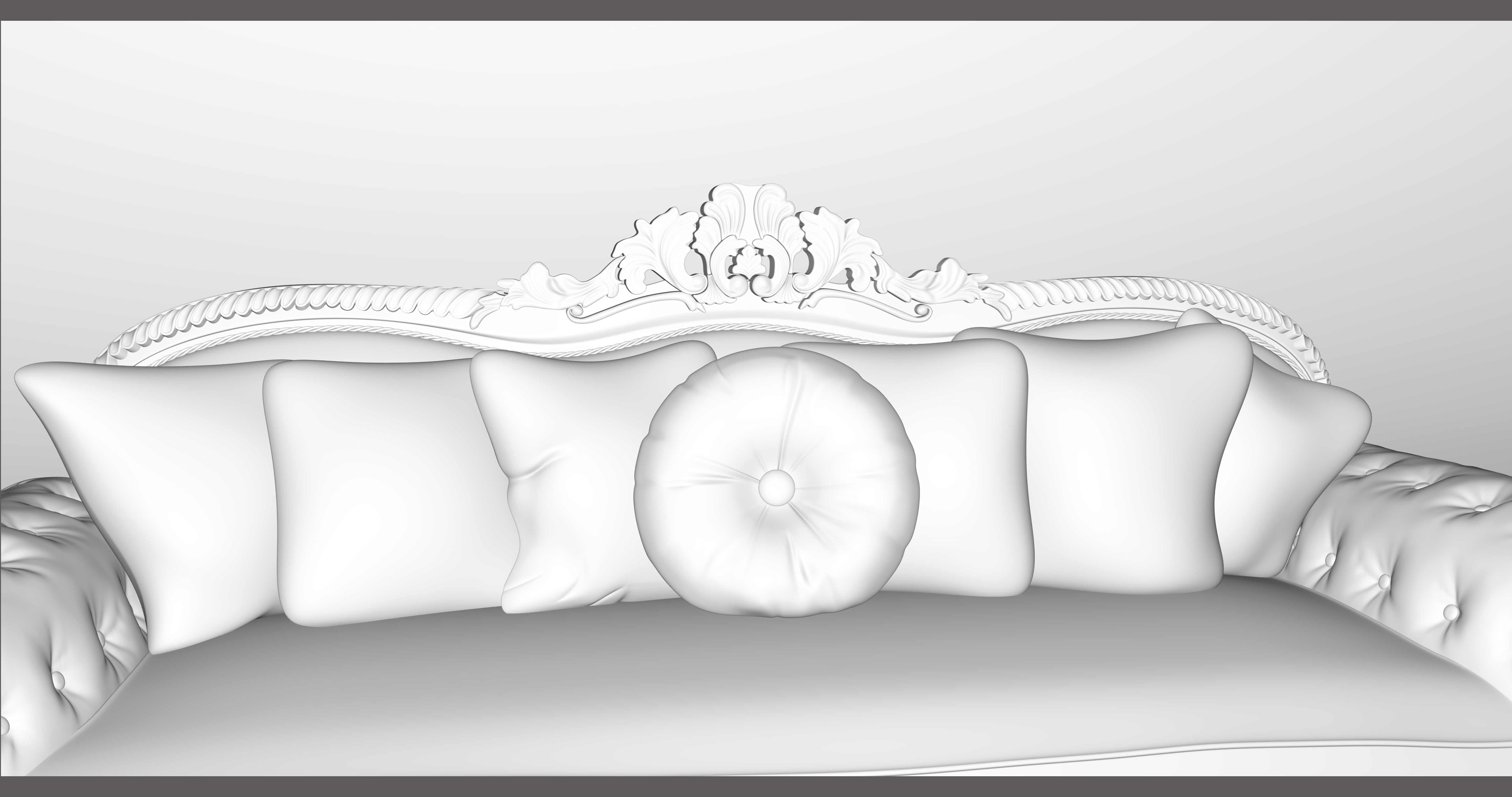 Polyester Sofa vesgantti 2 seater sofa 3D model_6