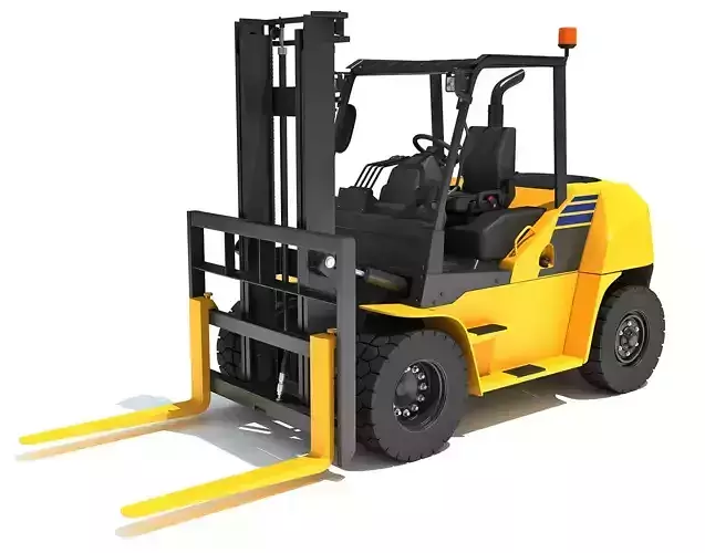Pneumatic Tire Forklift 3D model