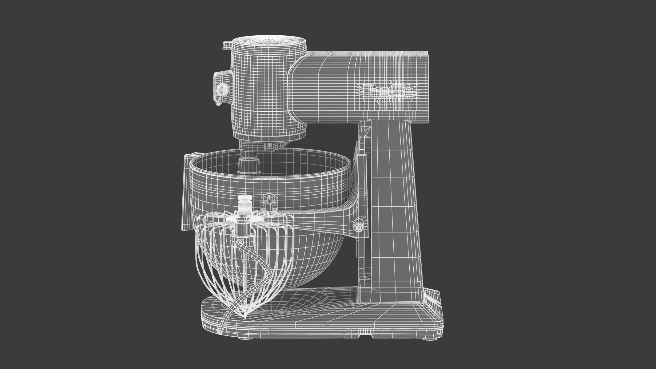 GE Profile Smart Stand Mixer 3D model_16
