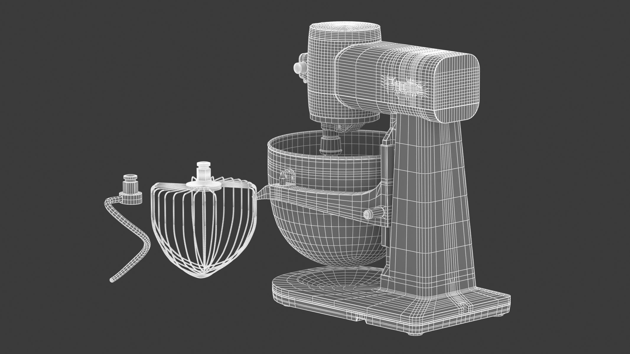 GE Profile Smart Stand Mixer 3D model_15