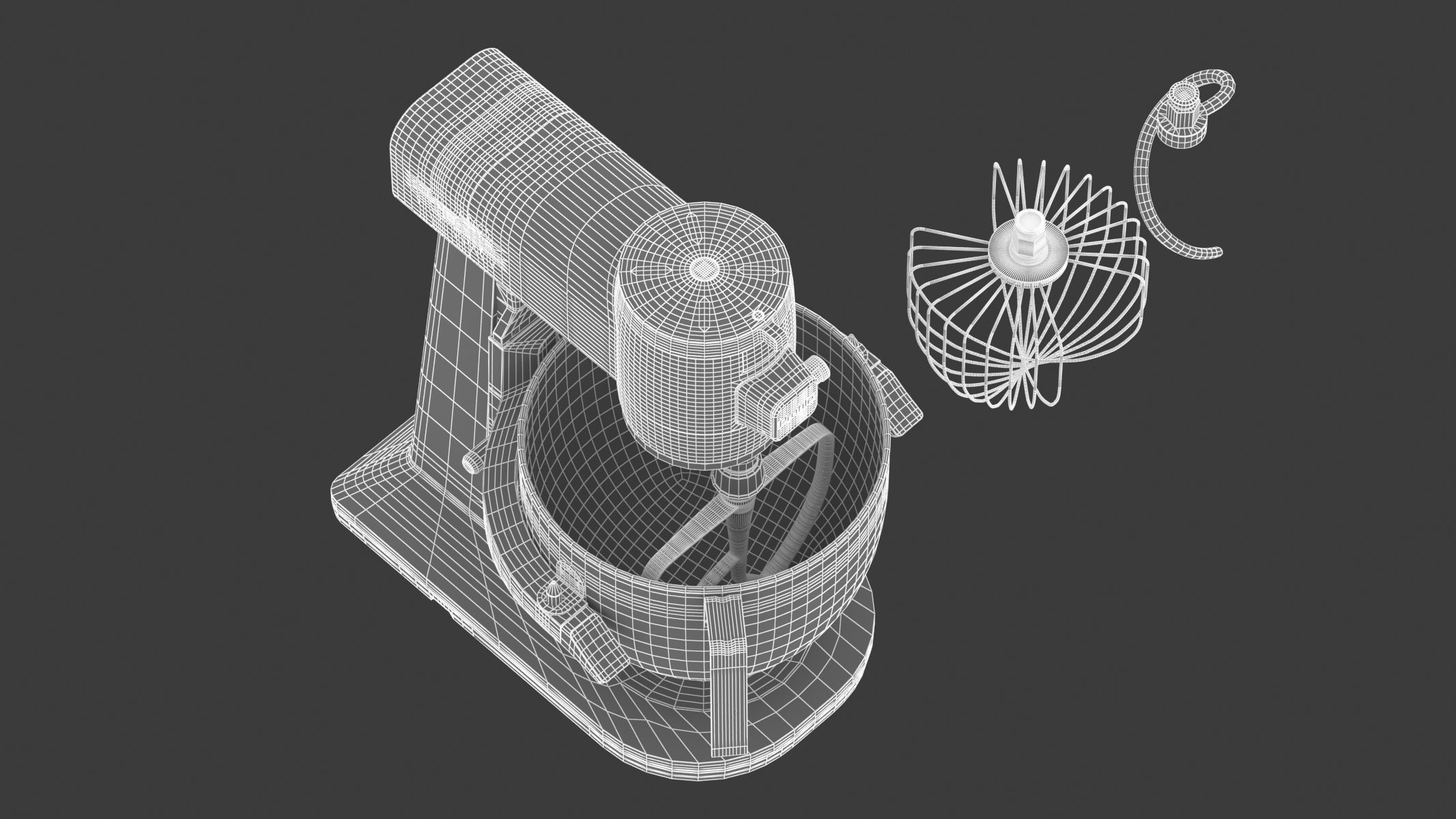 GE Profile Smart Stand Mixer 3D model_18