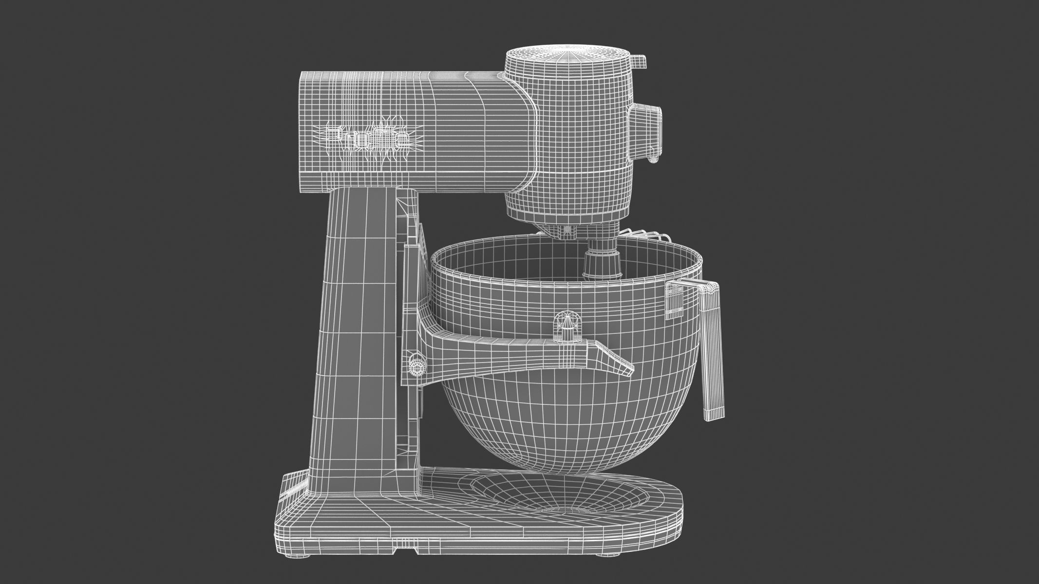 GE Profile Smart Stand Mixer 3D model_12