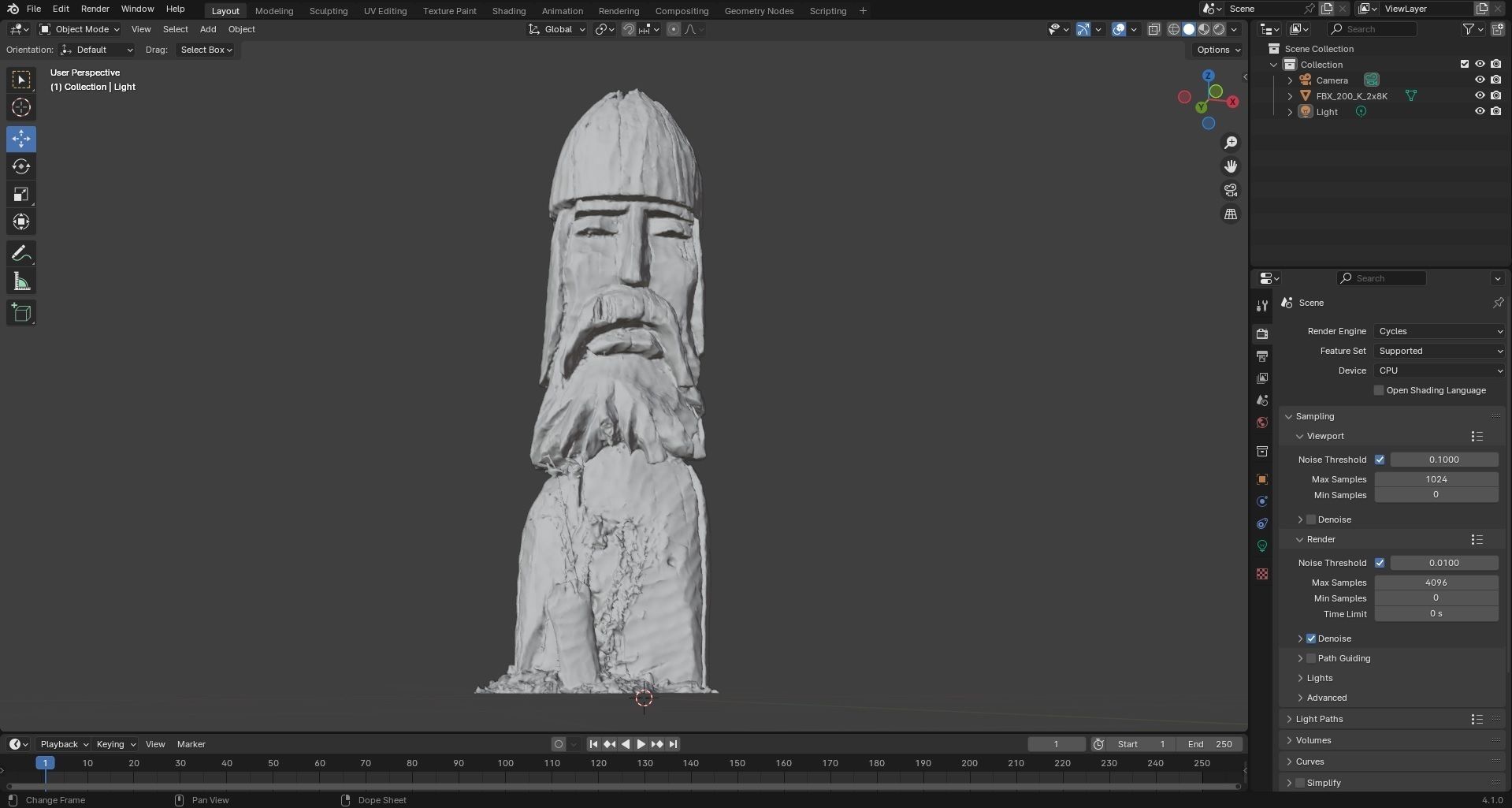 Slavic totem 01 3D model_11