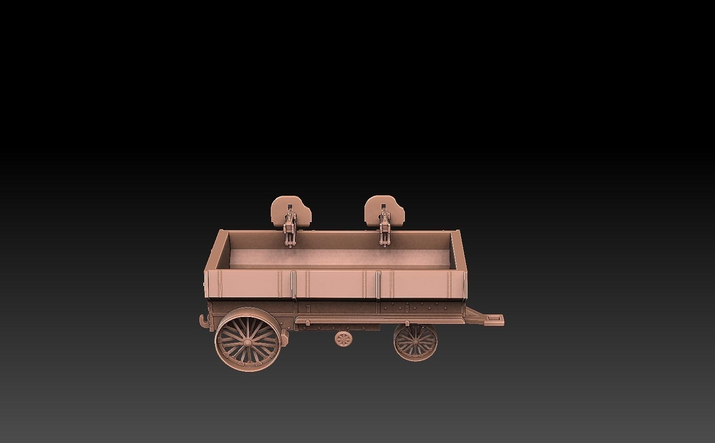 Fowler B5 Armoured Road Train 3D print model_17