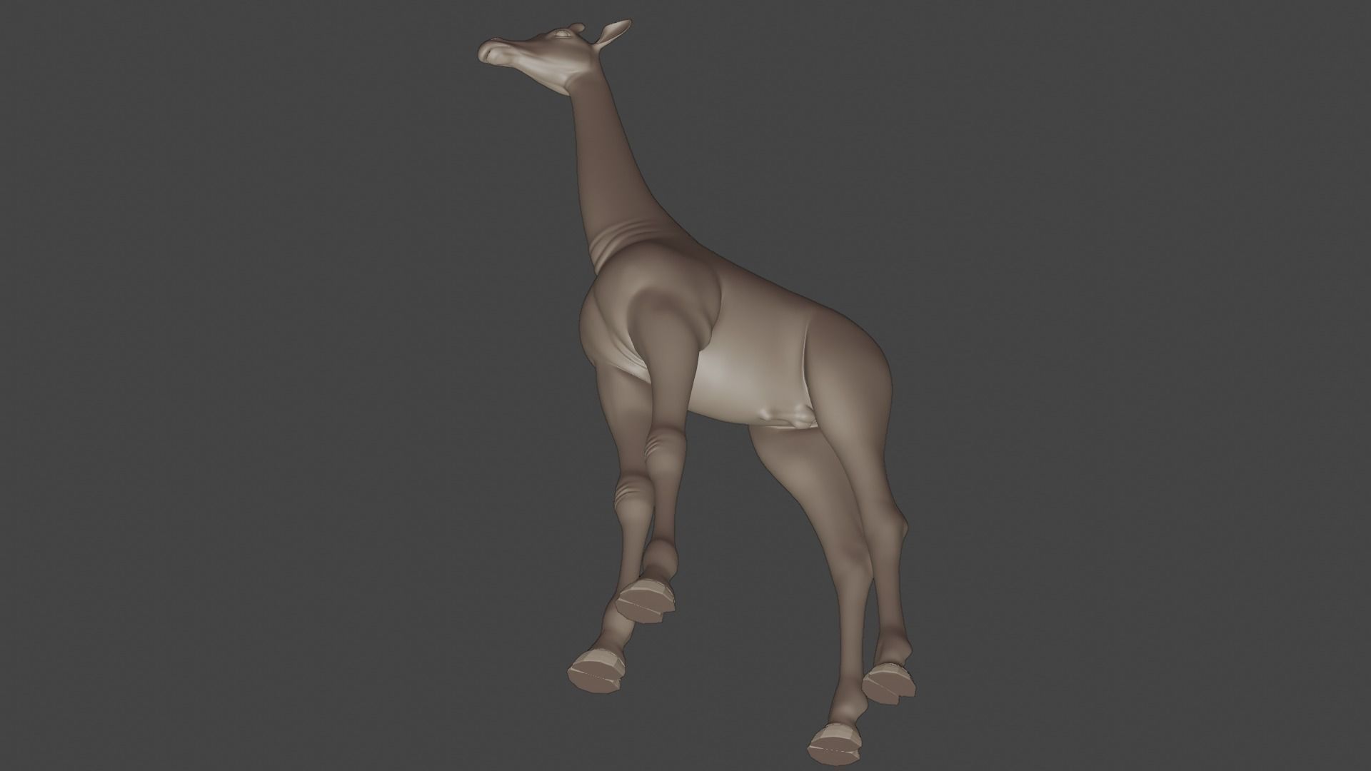 Giraffe model 3D model_3
