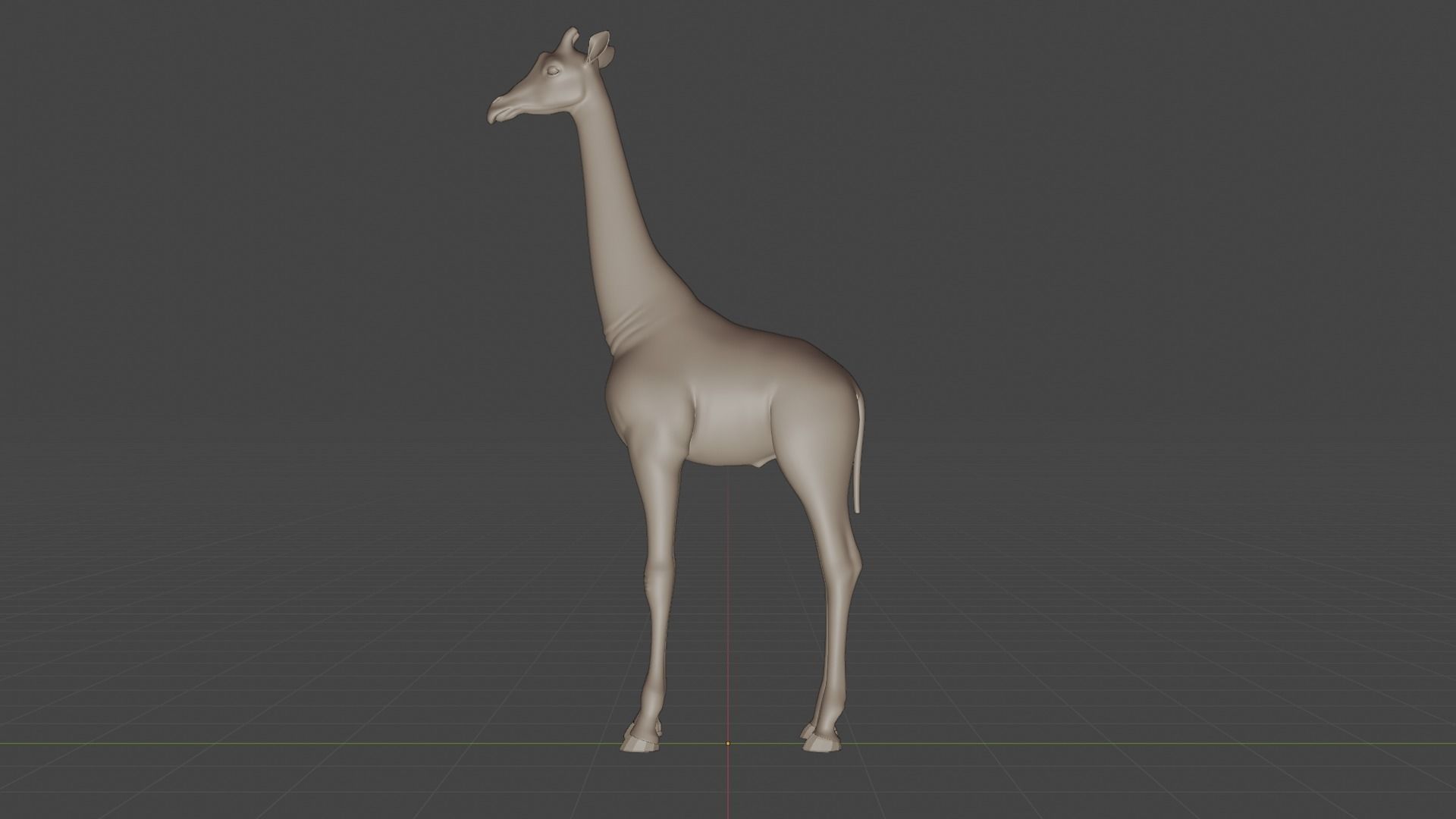 Giraffe model 3D model_5